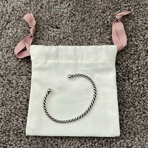 Silver cuff bracelet